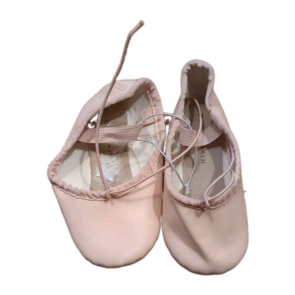Danskin Toddler Girls Size 9 Ballet Shoes Light Pink Bow 10037482